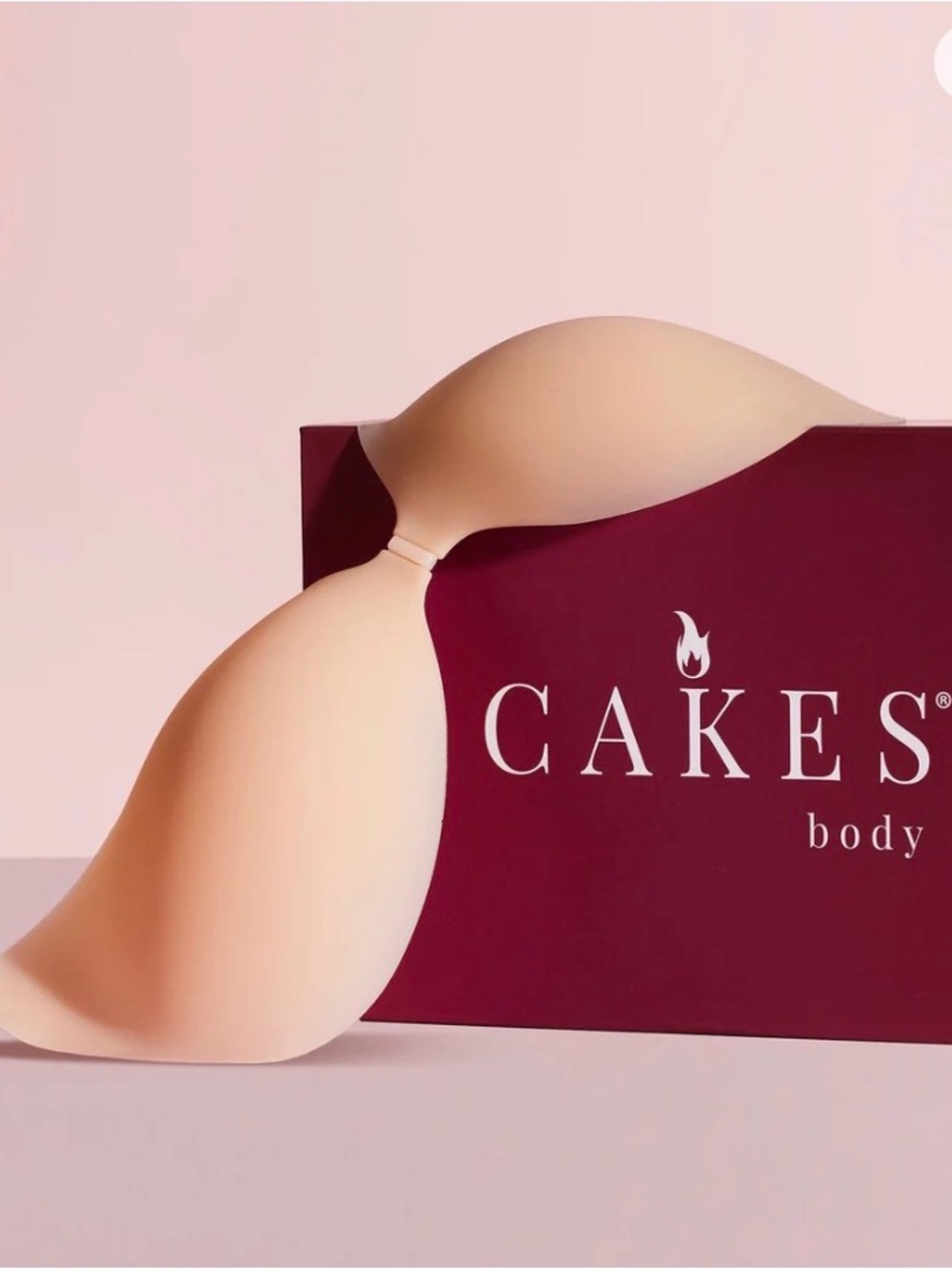 Cakes Body Strapless Adhesive Bra - M in Honey